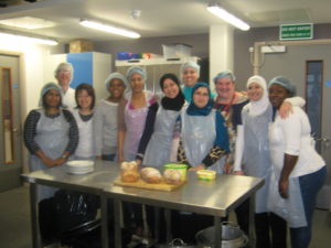 Learners at Blackfriars Settlement taking part in the baking short course